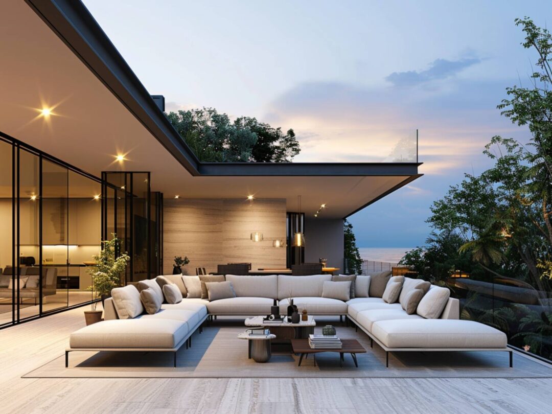 Jak dopasować meble outdoorowe do dużych tarasów