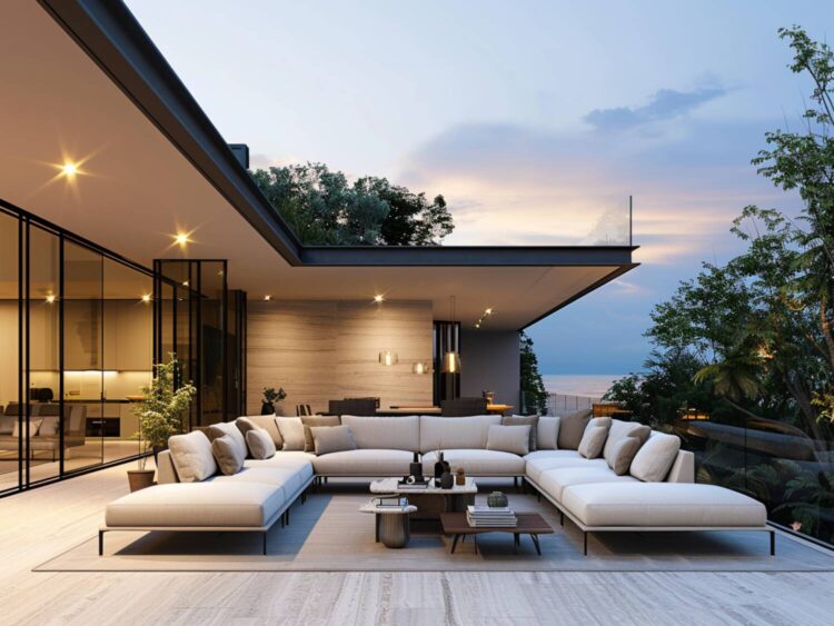 Jak dopasować meble outdoorowe do dużych tarasów