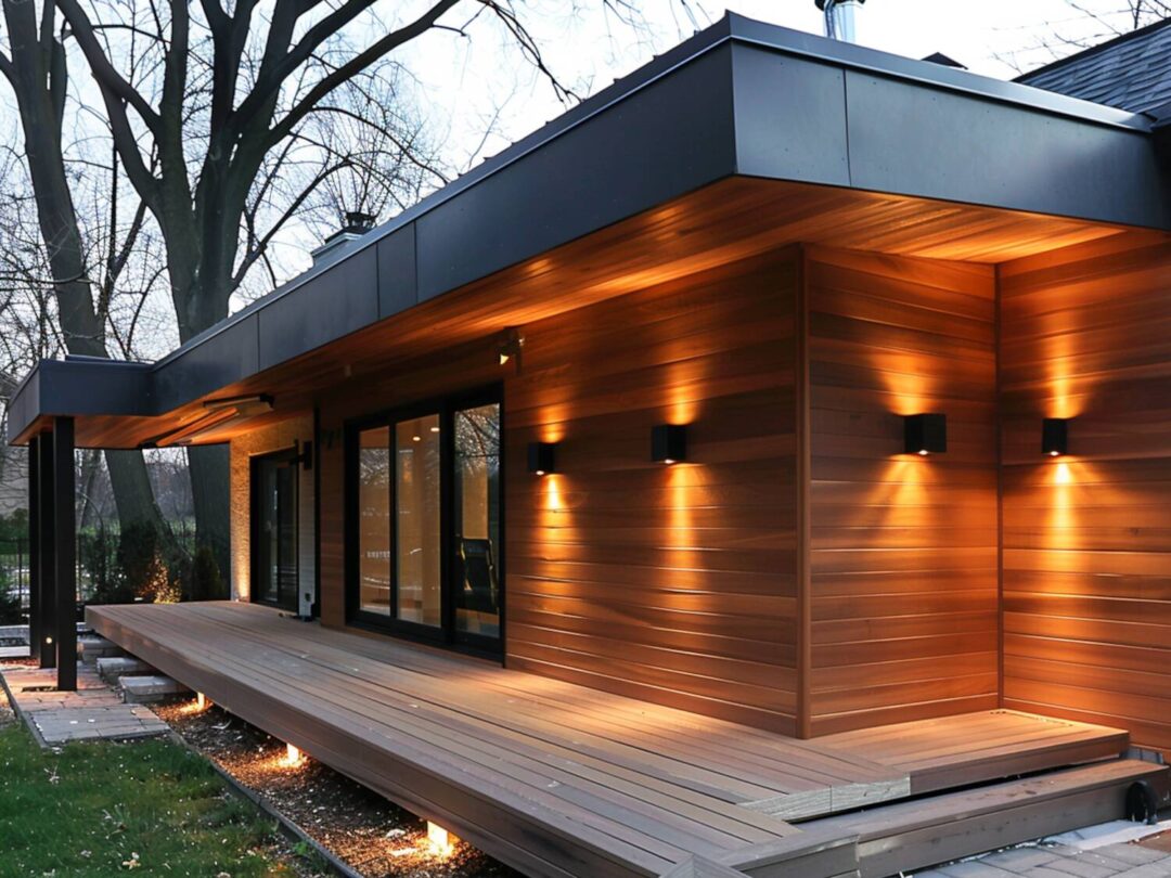 Jakie lampy elewacyjne najlepiej podkreślą detale drewnianych fasad