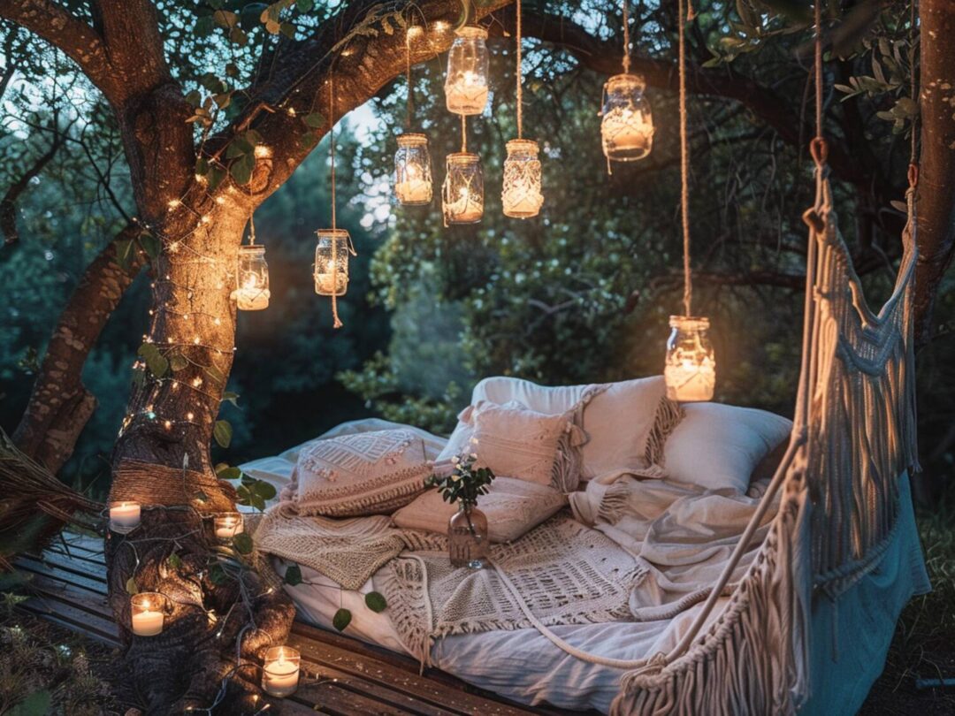 Jakie lampy solarne najlepiej sprawdzą się w przestrzeniach przy altanach w stylu boho