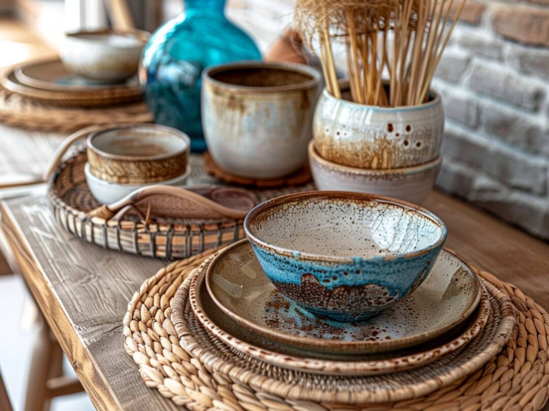 10 inspiracji na odnawianie stołów w stylu boho