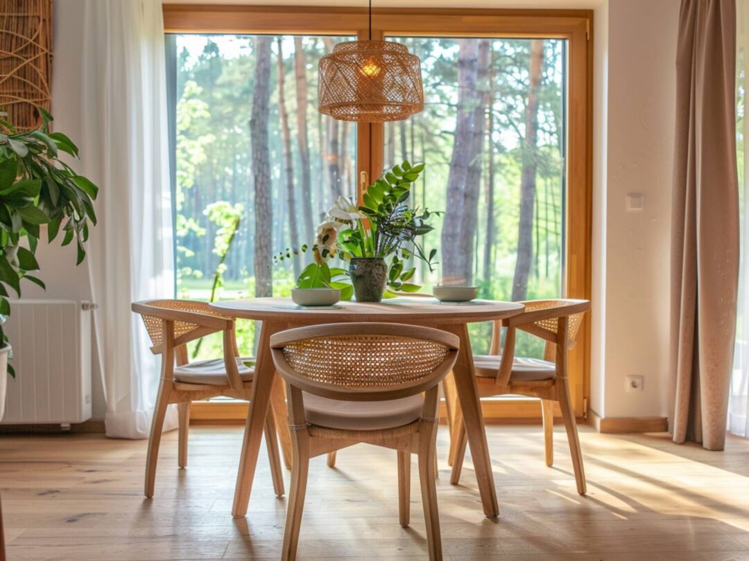 Jak urządzić jadalnię z meblami wykonanymi z materiałów odnawialnych