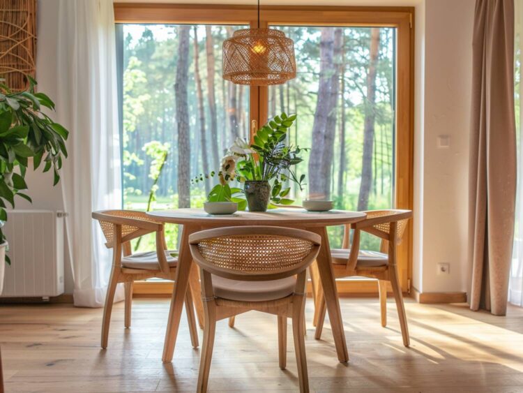 Jak urządzić jadalnię z meblami wykonanymi z materiałów odnawialnych