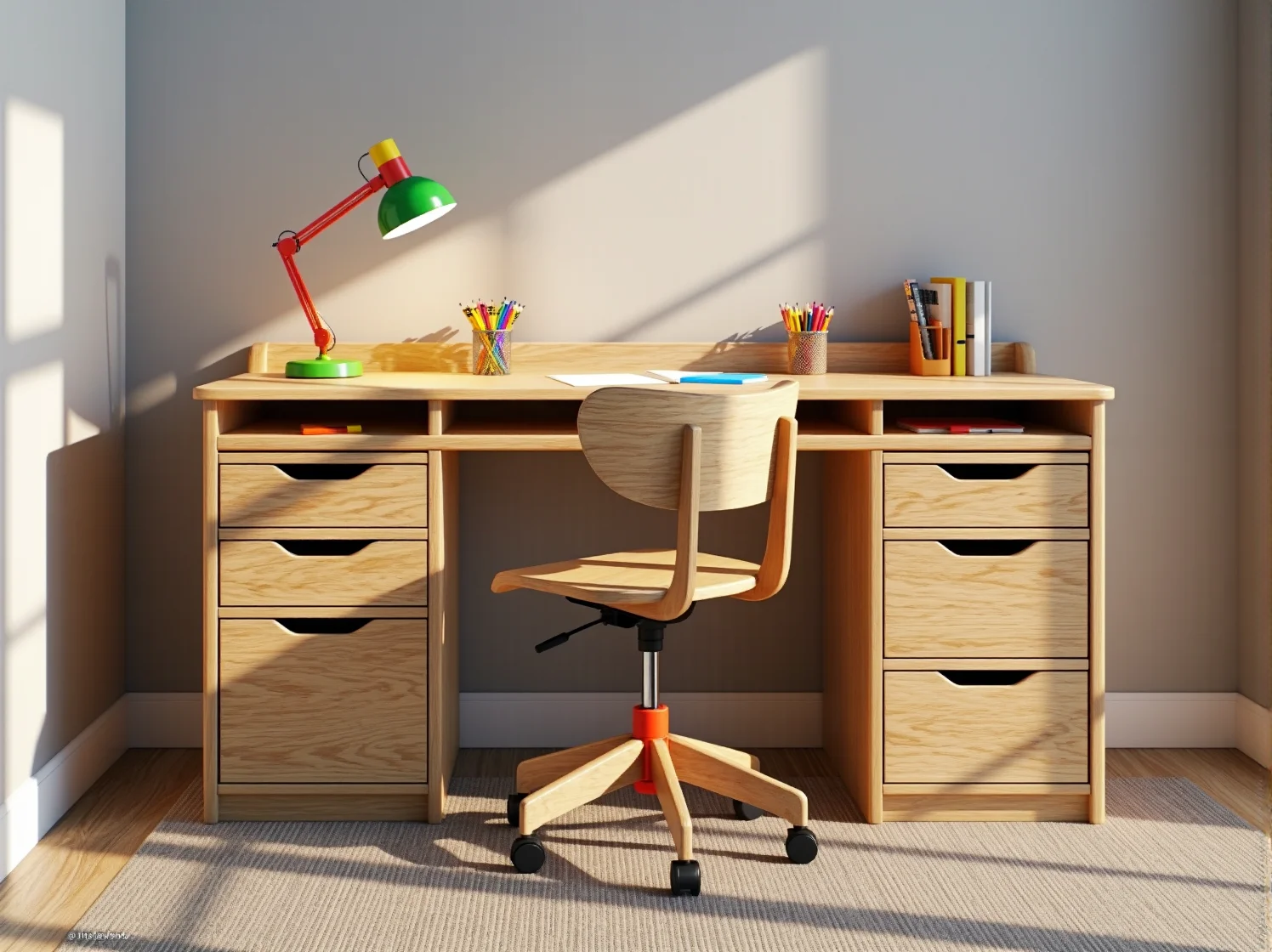 Bezpieczne meble do pokoju dziecka z atestami i zaokrąglonymi brzegami, dbające o zdrowie malucha.