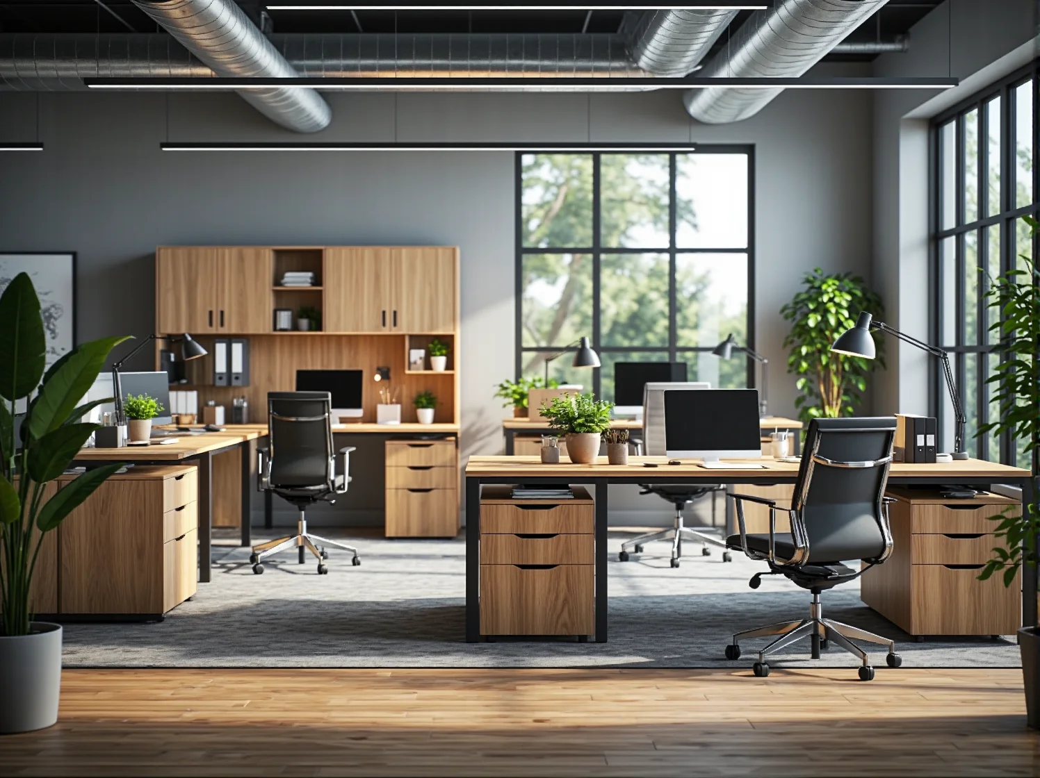 Proces druku 3D mebli w fabryce w Azji, ukazujący technologiczne innowacje w produkcji wyposażenia wnętrz.