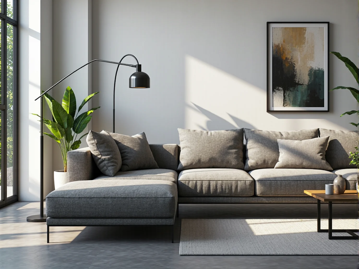 Elegancka sofa z nogami z certyfikowanego drewna, symbol ekologicznego luksusu w stylu glamour.