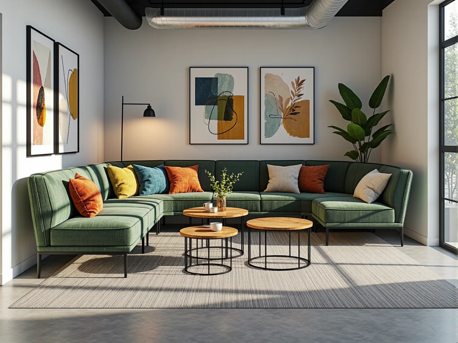 Ergonomiczne krzesła biurowe w sali warsztatowej wspierające komfort podczas długich spotkań.