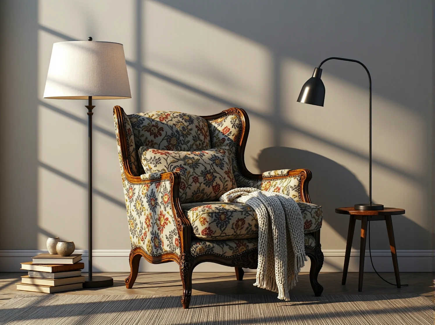 Odrestaurowana komoda vintage jako stylowy akcent w nowoczesnej sypialni z jasnymi dodatkami.