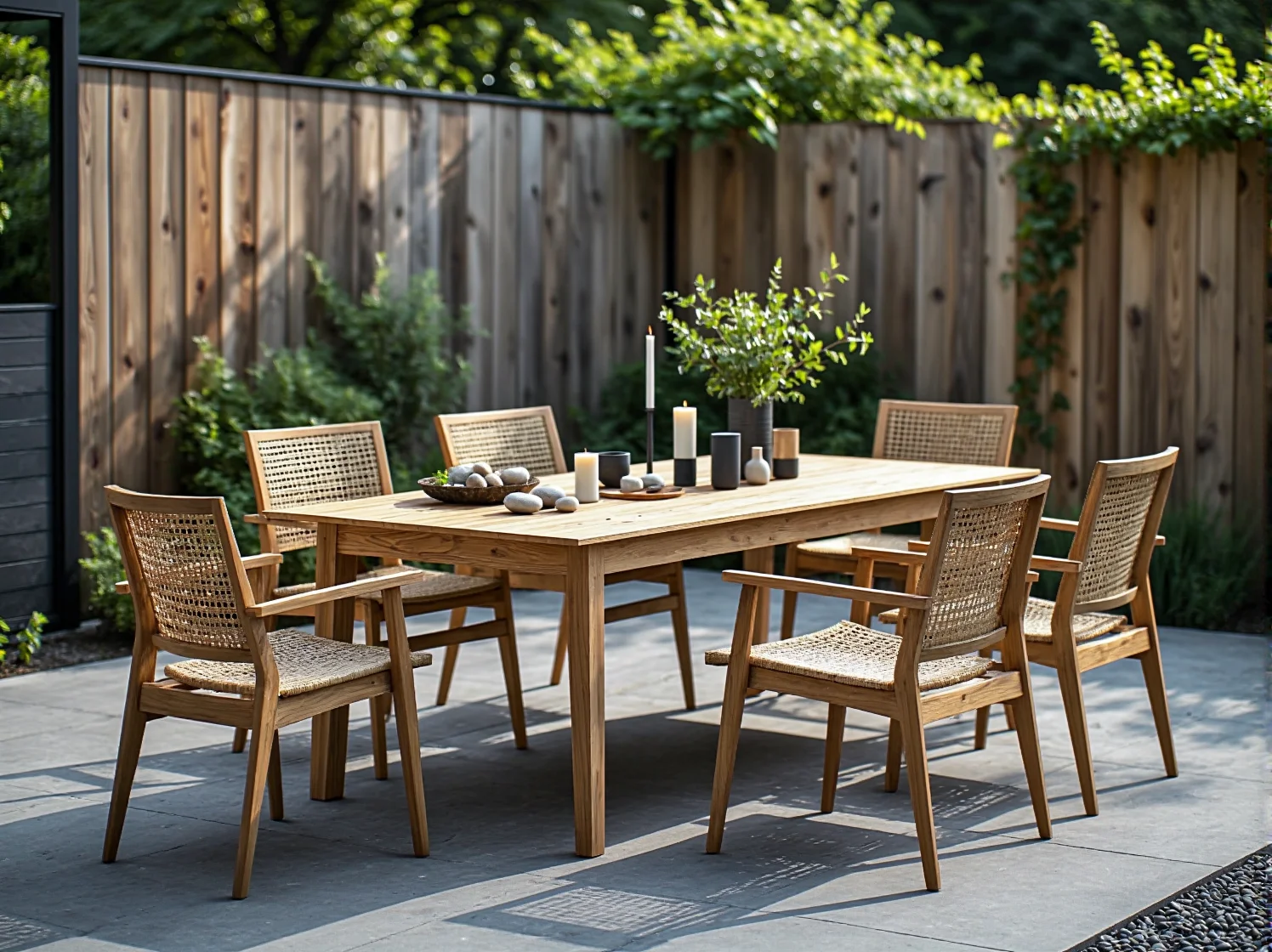 Malowanie stołu ogrodowego na biały mat w stylu skandynawskim pędzlem