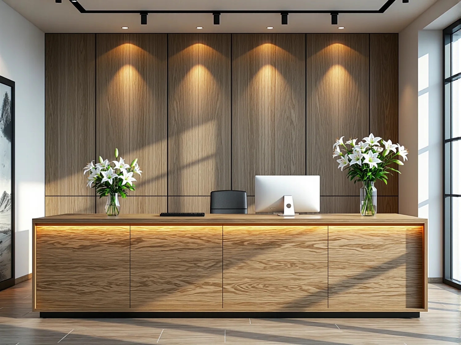 Nowoczesne meble do lobby hotelowego o prostej formie zapewniające komfort i funkcjonalność