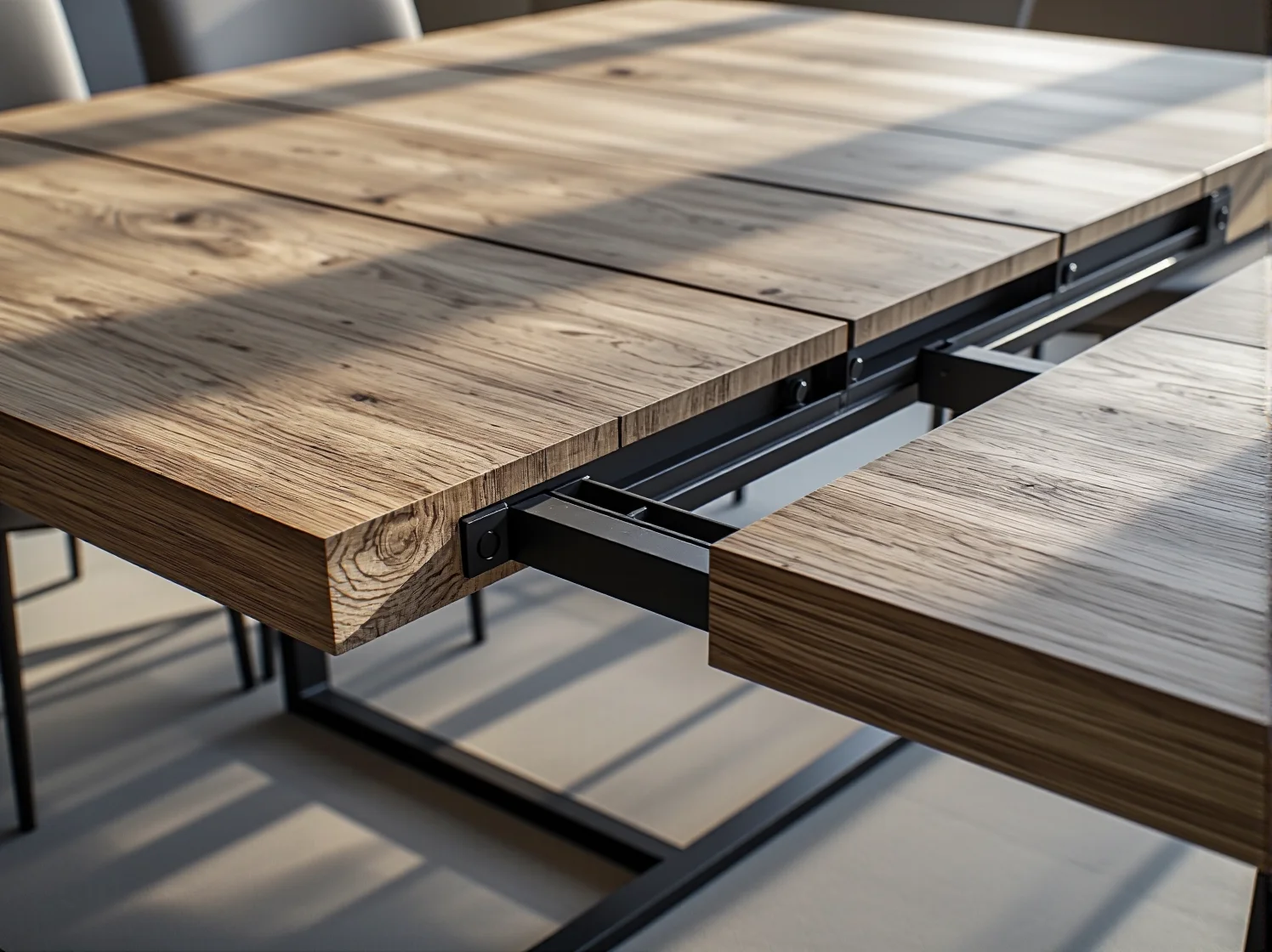 Biały stół rozkładany w stylu skandynawskim – połączenie designu i funkcjonalności.