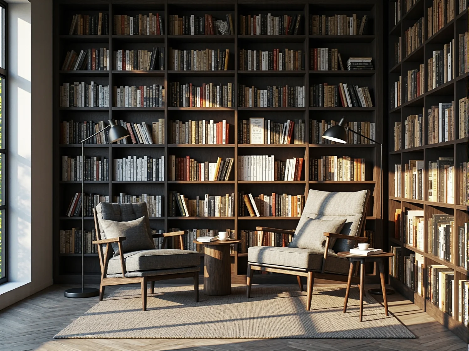 Ciepłe oświetlenie dekoracyjne dopasowane do welurowych sof w eleganckiej restauracji.