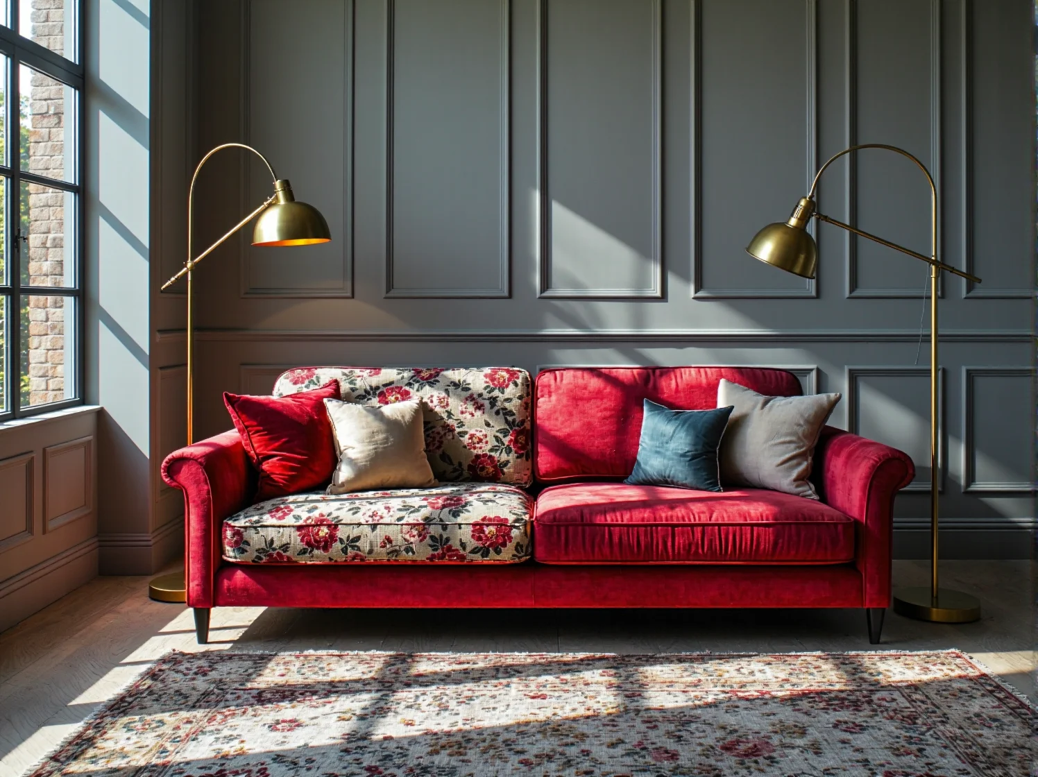 Porównanie kolorów farb przeznaczonych do odnawiania mebli tapicerowanych.