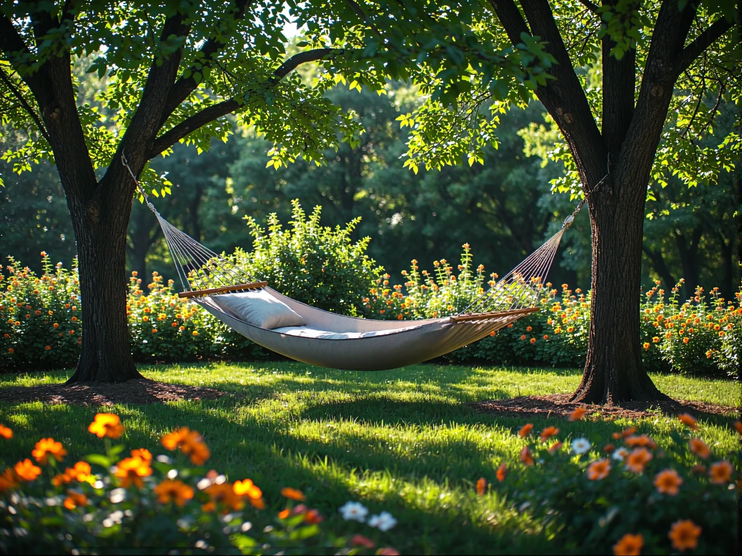 Stylowe dodatki i meble do ogrodu tworzące przytulny i spokojny kącik wypoczynkowy dla całej rodziny.