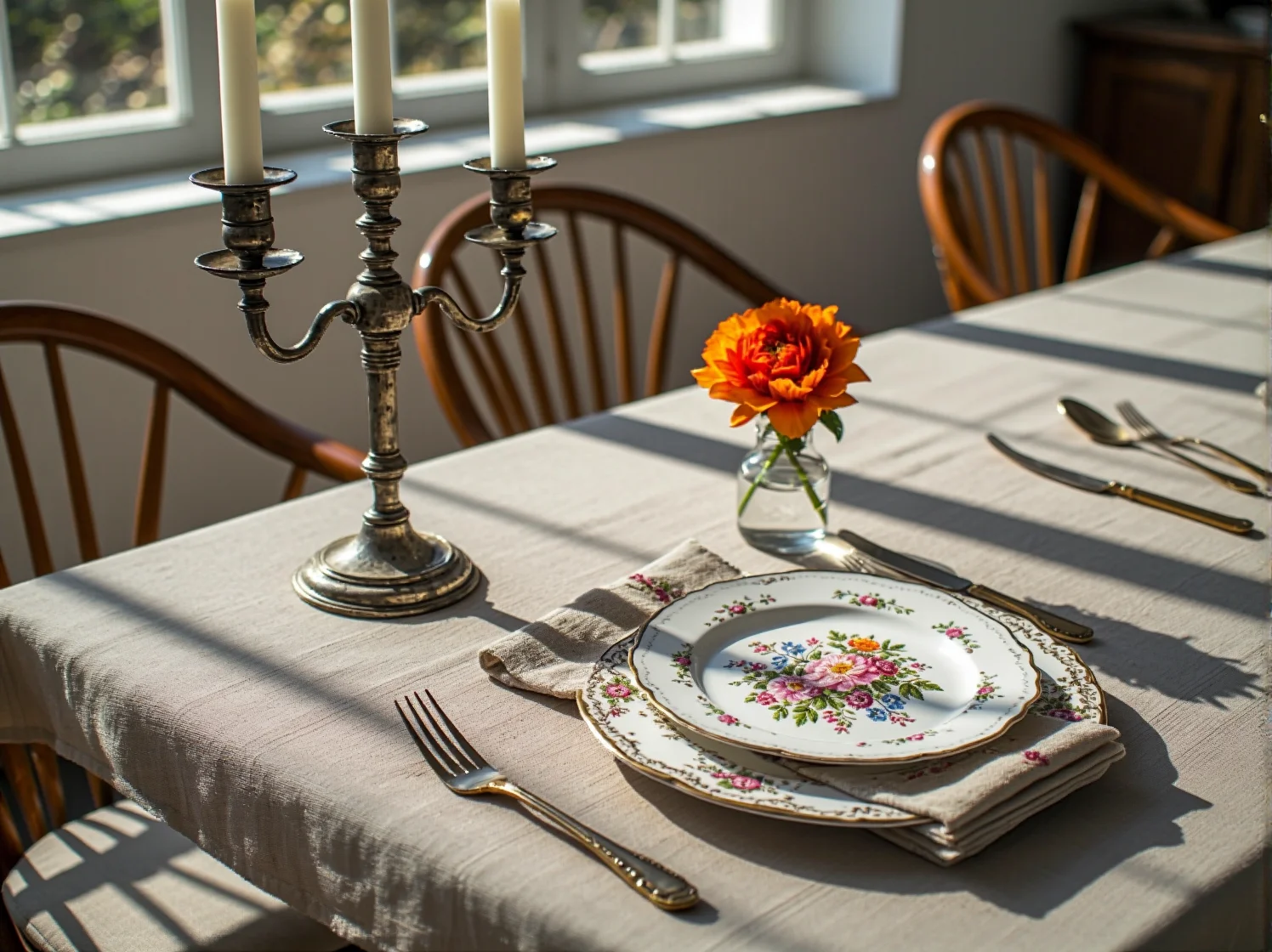 Stylowe lampy wiszące nad stolikami w restauracji vintage tworzące autentyczną atmosferę.