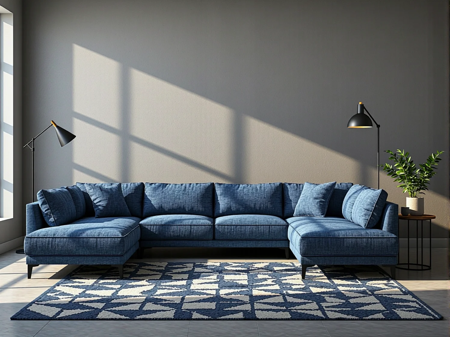 Zbliżenie na fakturę ekologicznej tkaniny sofy wykonanej z materiałów odnawialnych.