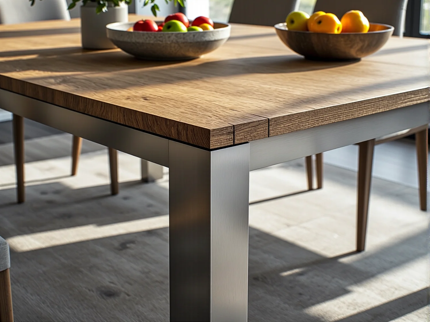 Blat stołu jadalnianego z naturalnego drewna, odporny na zarysowania – wybór na lata.