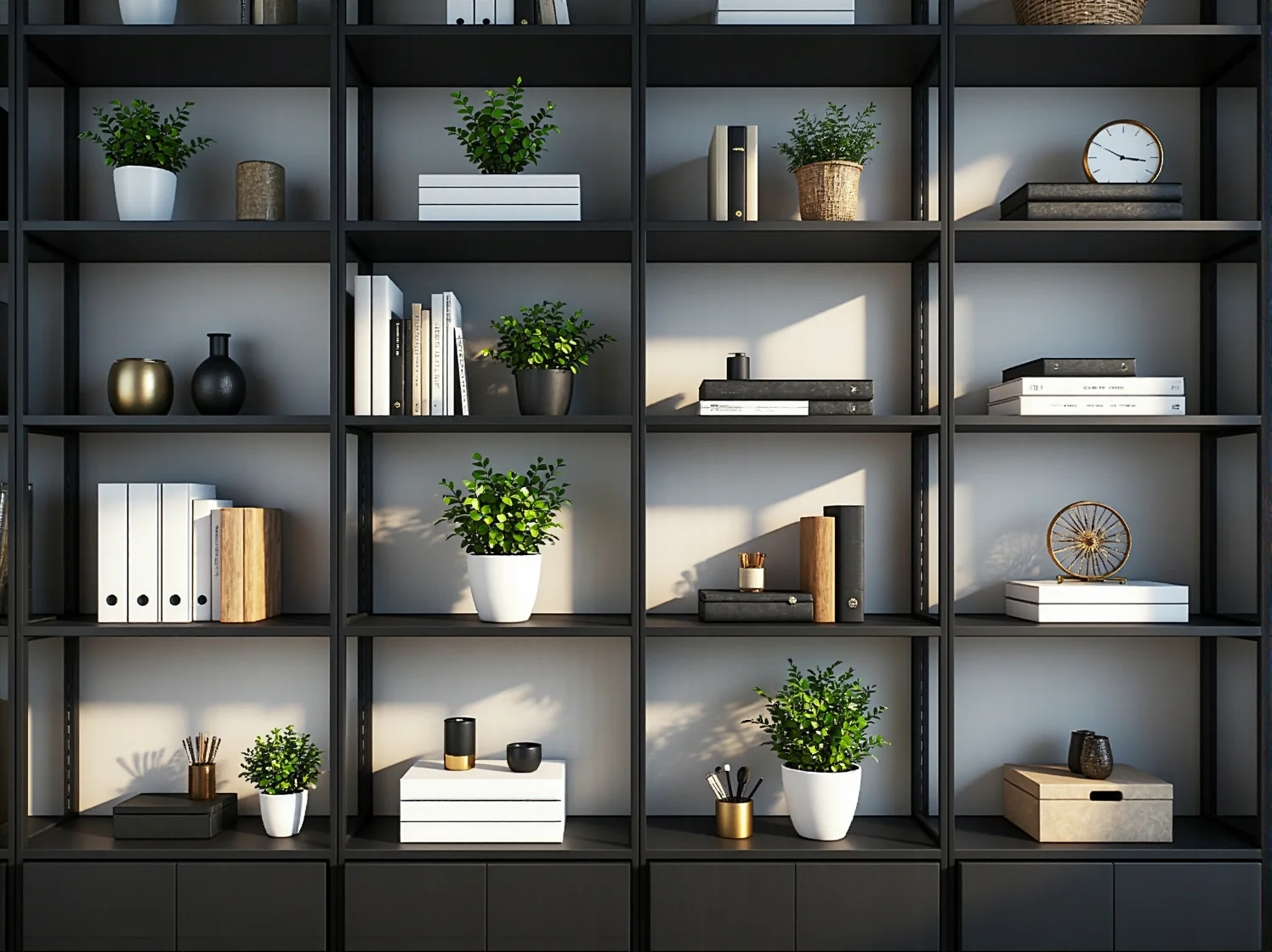 Nowoczesna hala produkcyjna z wdrożonymi zielonymi technologiami meblarskimi.